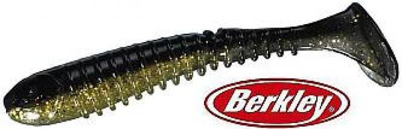 Berkley Flex Rib Shad - 2.5` - 6,5cm - Clear Gold