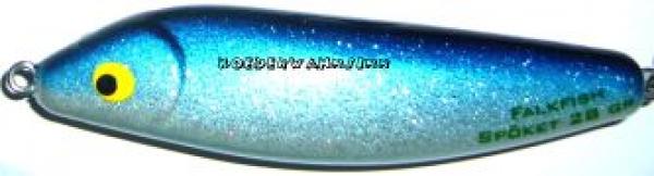 Spöket 8cm 28g - Silber Glitter Blue Black 375