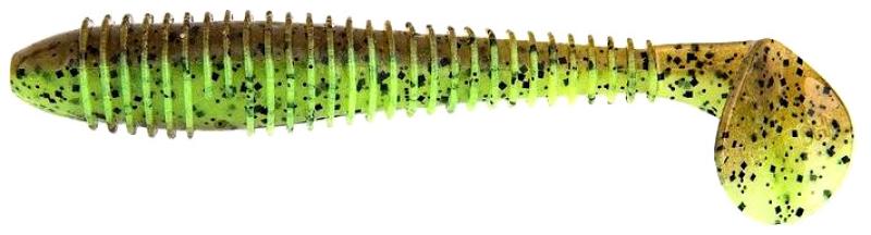2.8" FAT Swing Impact - Green Pumpkin / Chartreuse