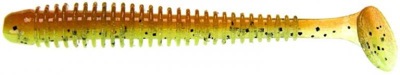 3.5" Swing Impact - Motoroil / Chartreuse