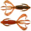 3.6" Crazy Flapper - Motoroil / Orange