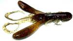 3.5" Rush Craw - 142 Green Pumpkin Black Red Flake