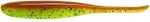 2" Shad Impact - Motoroil / Chartreuse